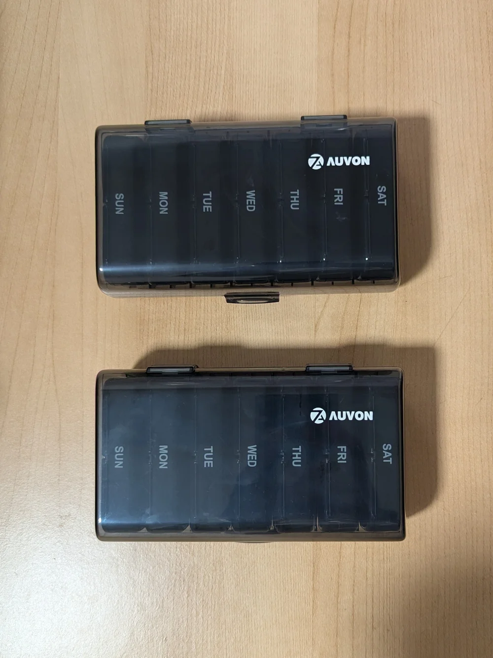SET OF 2 | 7-Day AM/PM Large Capacity Pill Organizers